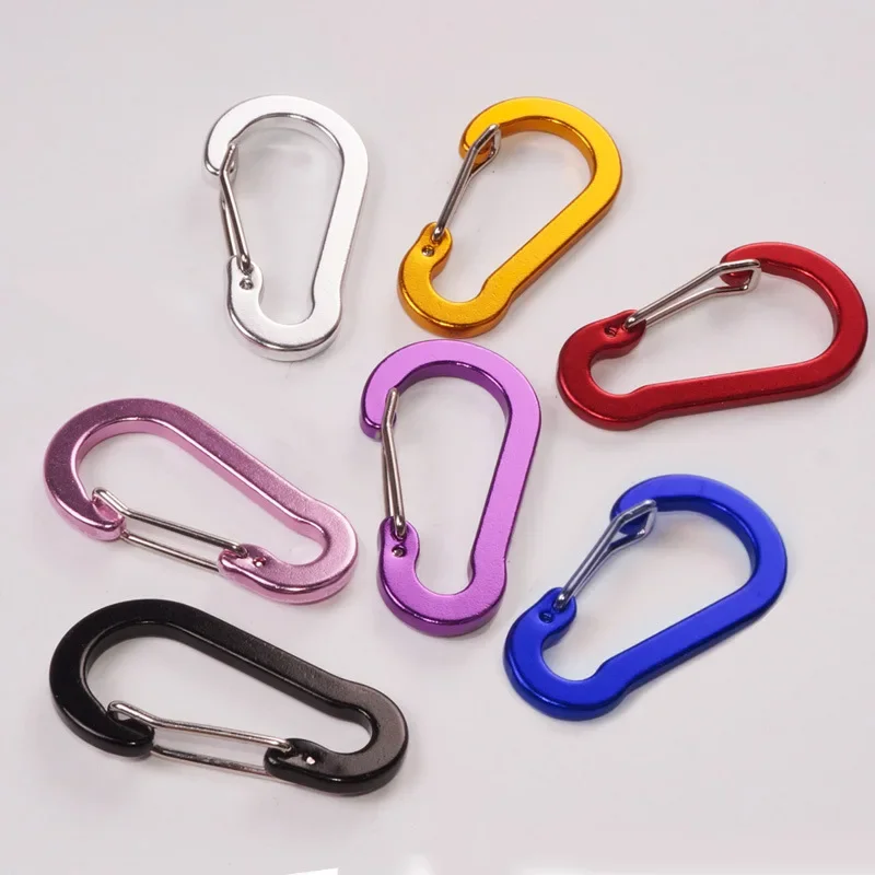 Keychain Multi Tool - 6/12PCS Carabiner Clip Set Tourist Small