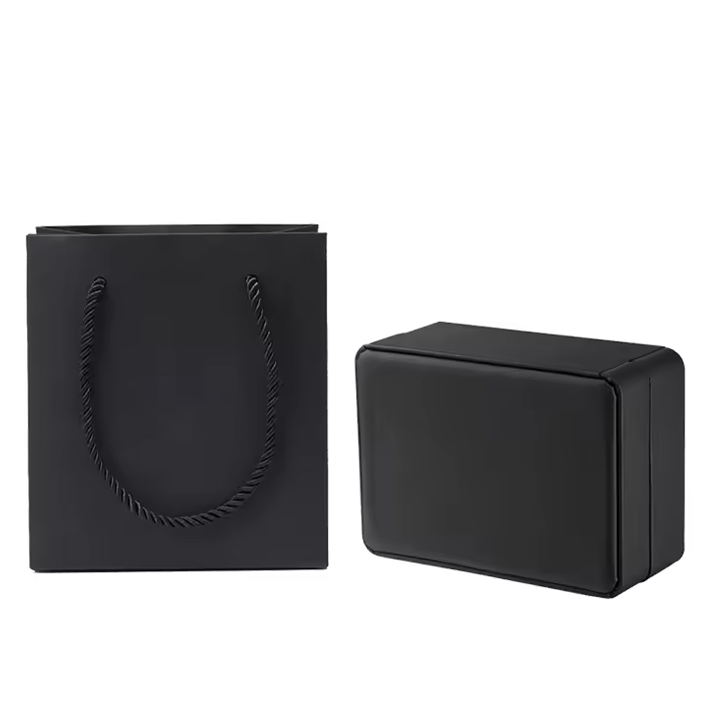 Cufflink Box Set - Portable Jewelry Box High-End 6-Piece Leather