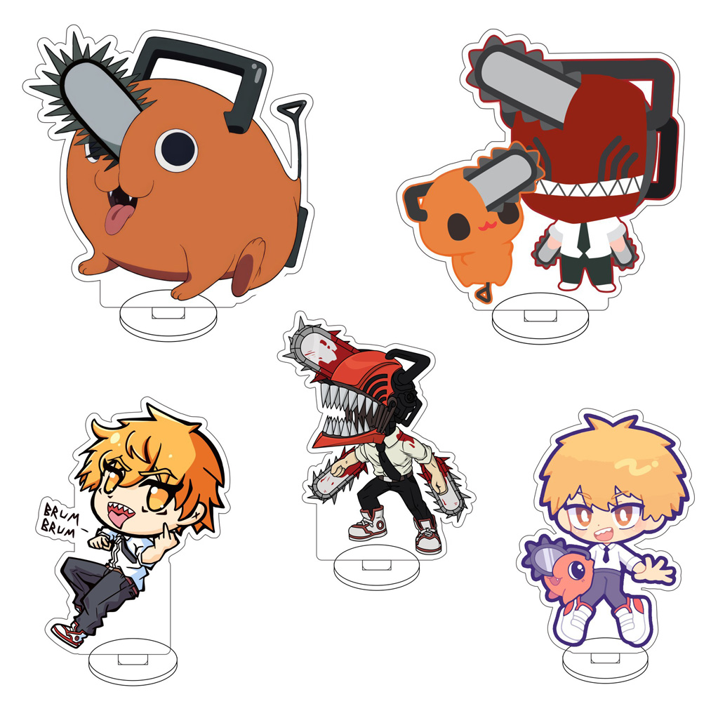 Men Accessories Gift - 10CM Anime Chainsaw Man Pochita Hayakawa