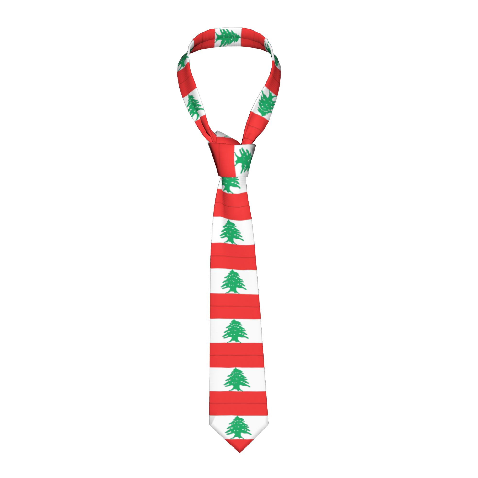 Lebanon Flag  Tie  Wedding Nec - Men Accessories Lebanon ulasan dan harga