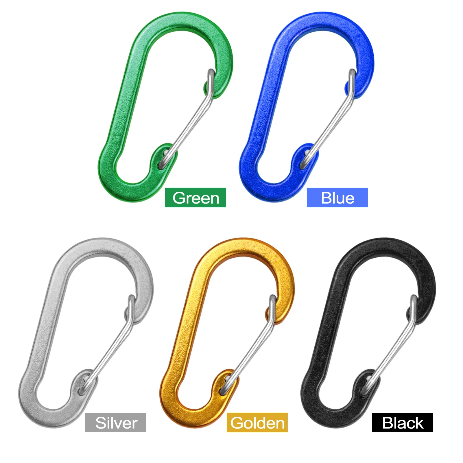 5/10/12pcs Carabiner Clips Min - Keychain Multi Tool ulasan dan harga