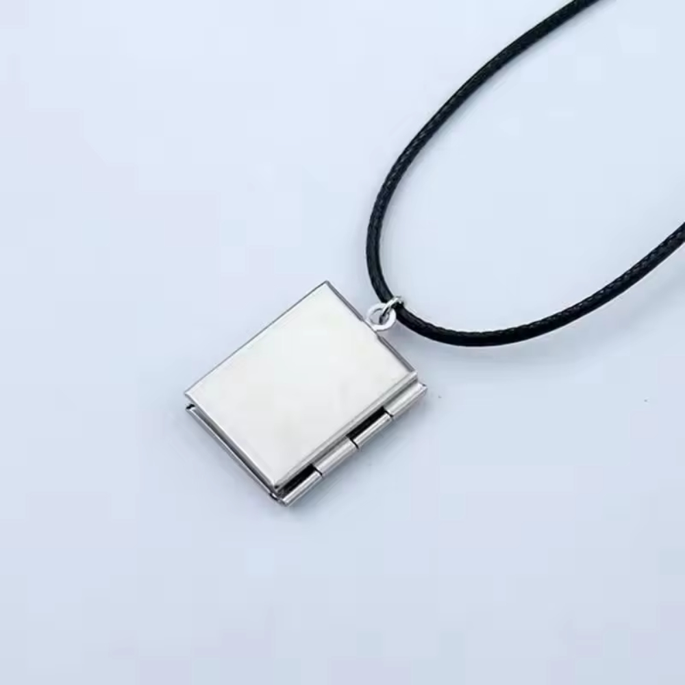 Square Photo Frame Pendant Ne - Men Accessories Photos ulasan dan harga