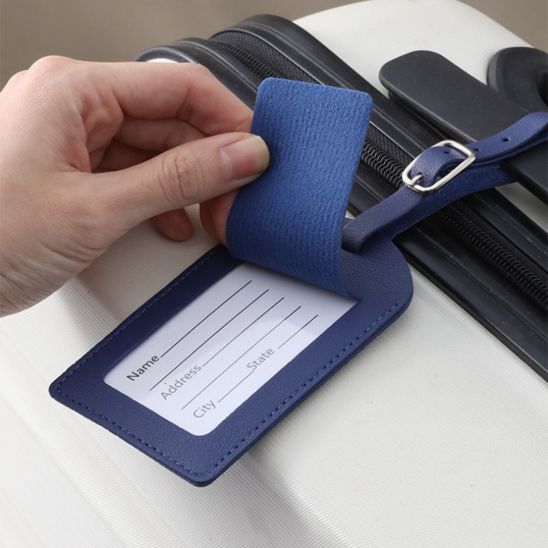 Women Men Luggage Tags PU Leat - Men'S Accessories Holder ulasan dan harga