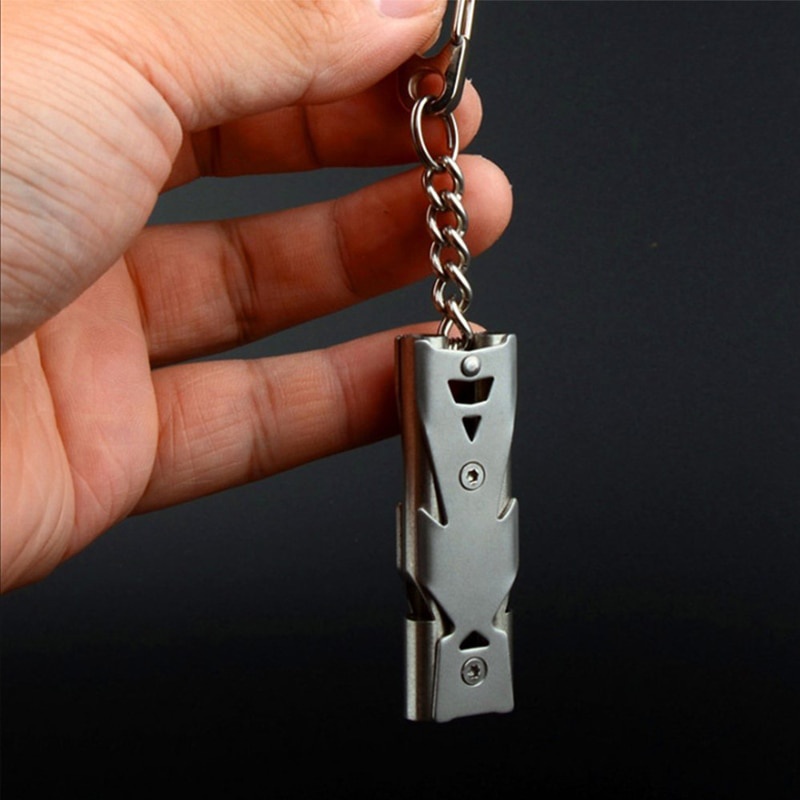 Outdoor EDC Survival Whistle H - Keychain Multi Tool ulasan dan harga