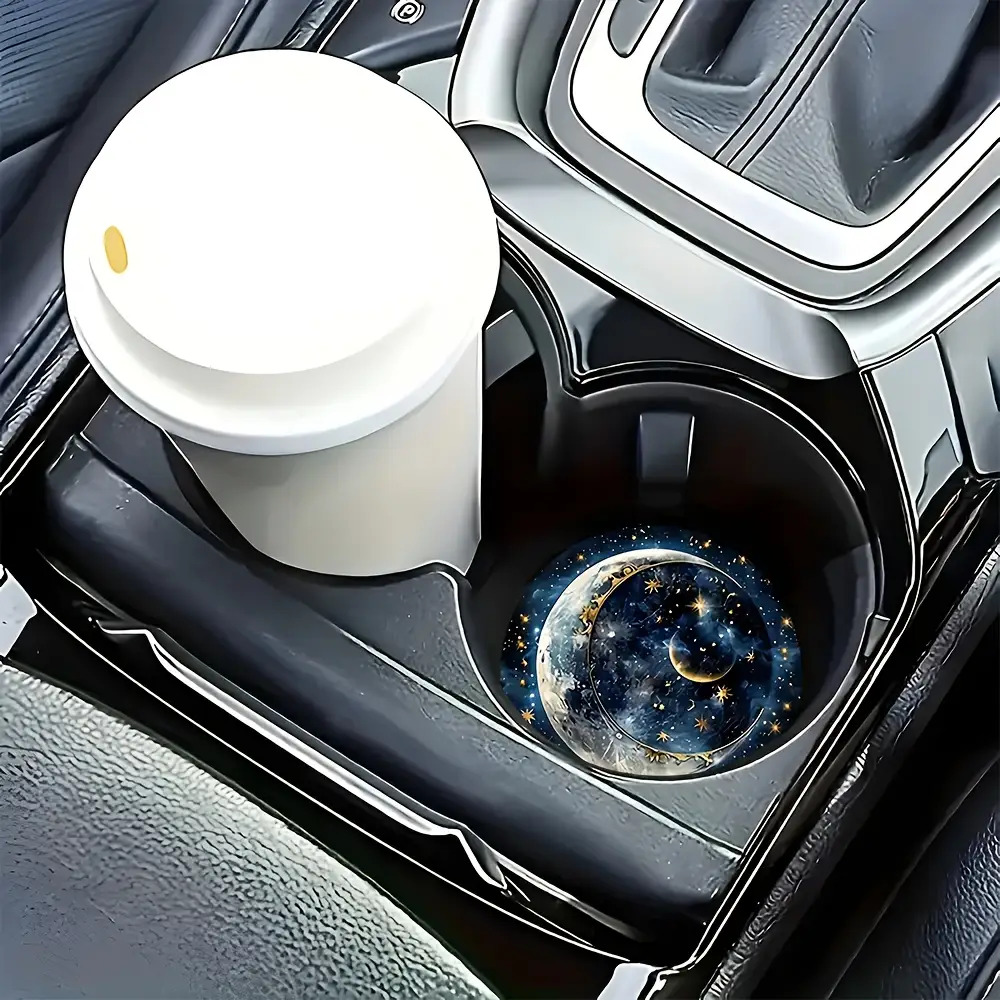 2pcs Starry Night Moon Car Cup - Men'S Accessories Holder ulasan dan harga