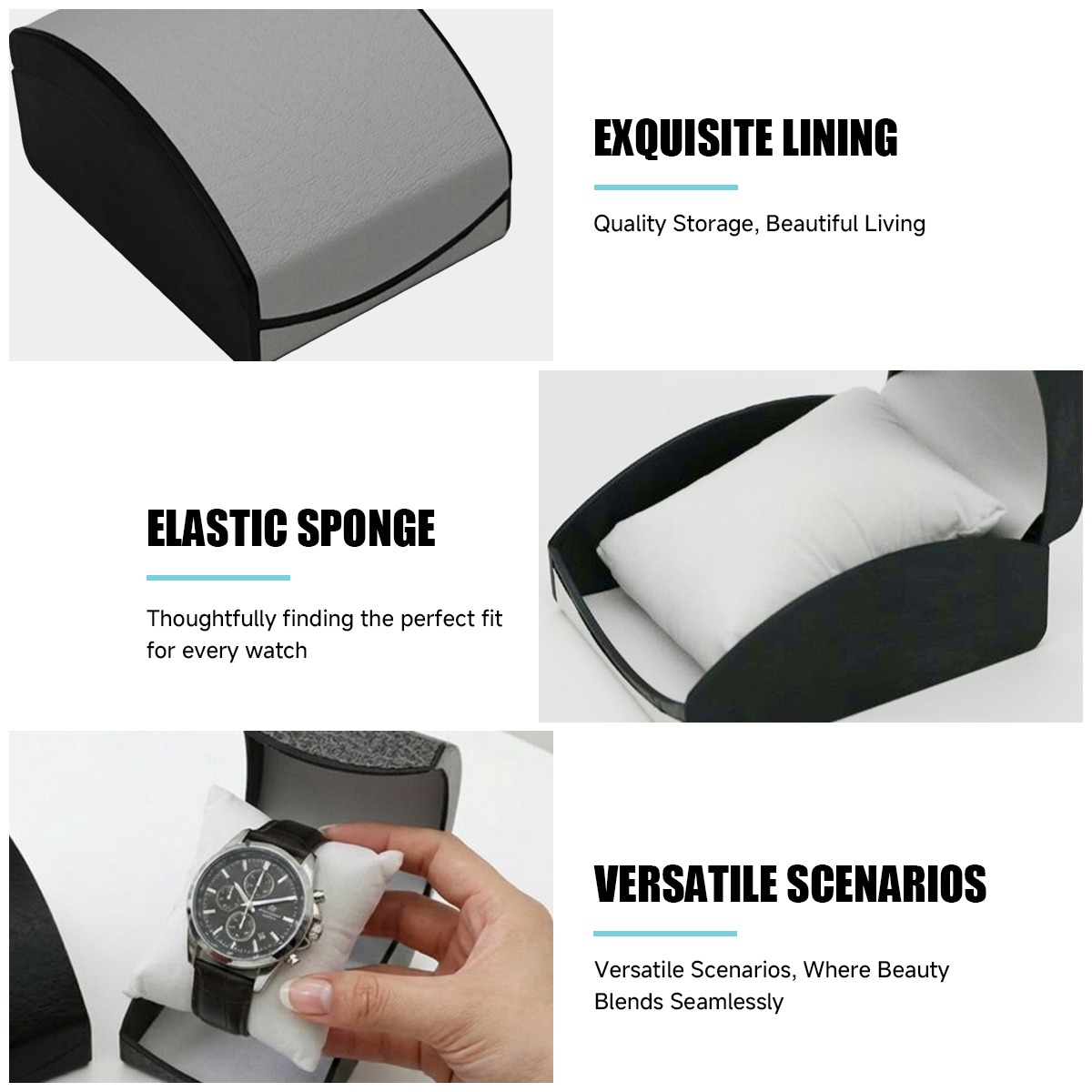 Watch Display Box Jewelry Stor - Men Accessories Organiser ulasan dan harga