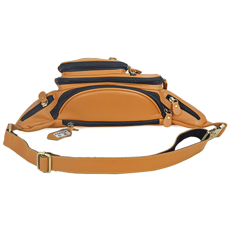 Men Genuine Leather Waist Pack - Men Accessories For Travel ulasan dan harga