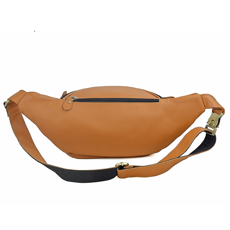 Men Genuine Leather Waist Pack - Men Accessories For Travel ulasan dan harga