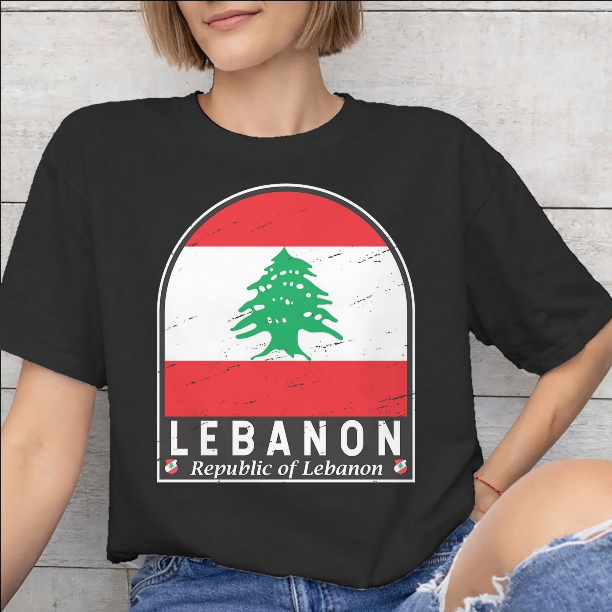 Lebanon Flag Heart Accessories - Men Accessories Lebanon ulasan dan harga