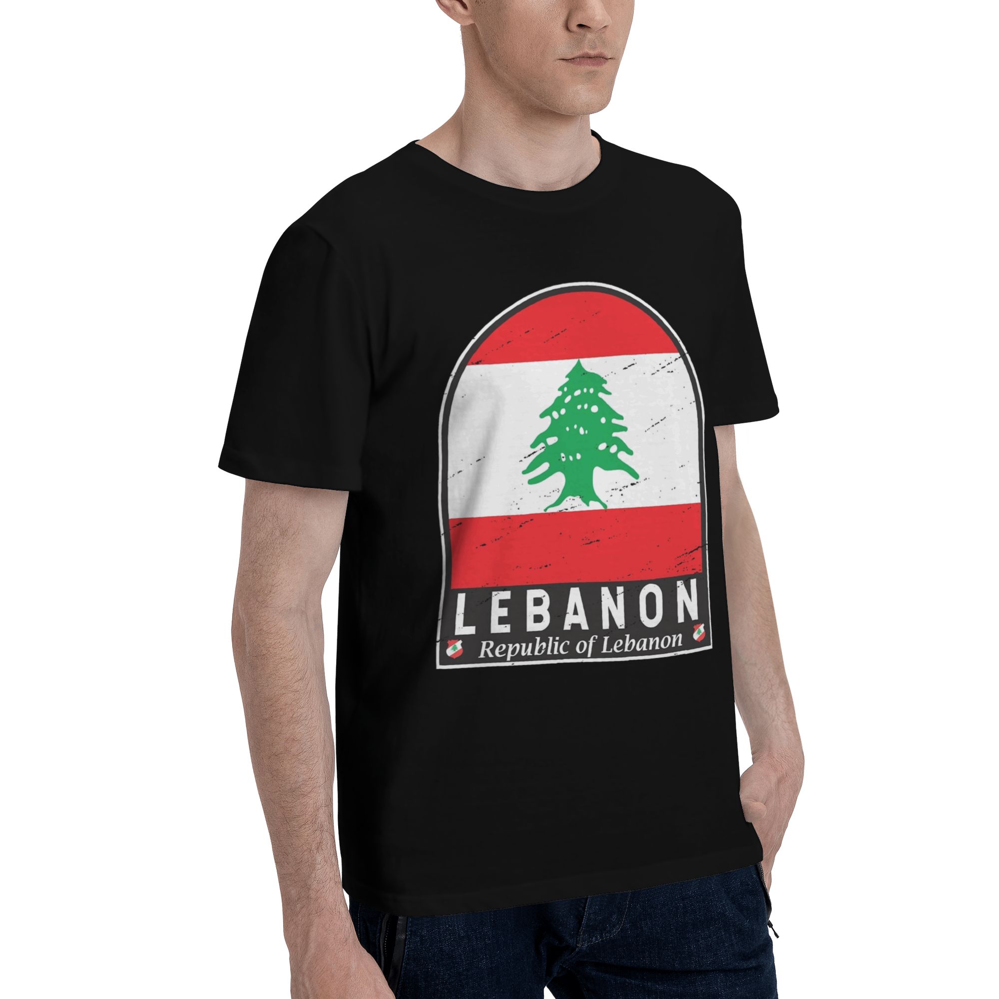 Lebanon Flag Heart Accessories - Men Accessories Lebanon ulasan dan harga