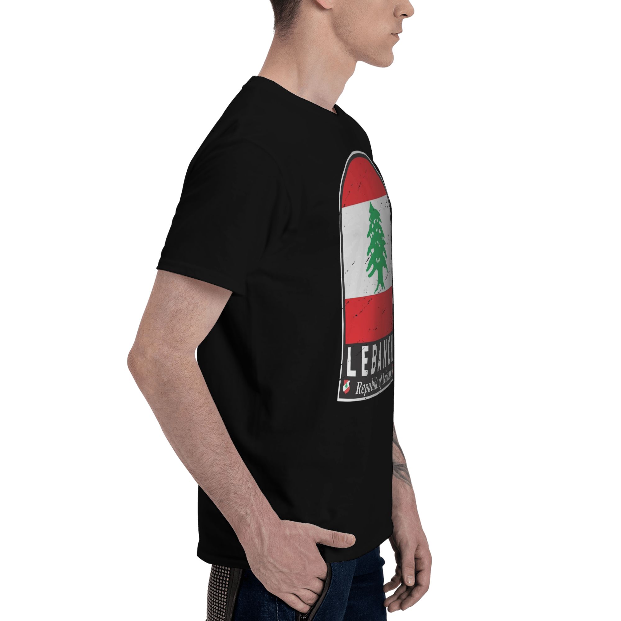 Lebanon Flag Heart Accessories - Men Accessories Lebanon ulasan dan harga