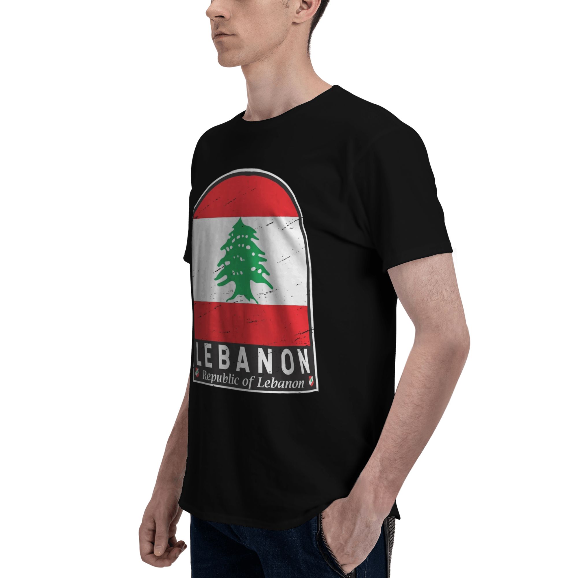 Lebanon Flag Heart Accessories - Men Accessories Lebanon ulasan dan harga