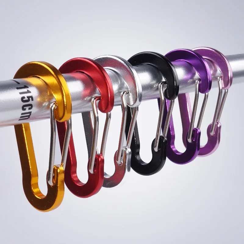 6/12PCS Carabiner Clip Set Tou - Keychain Multi Tool ulasan dan harga