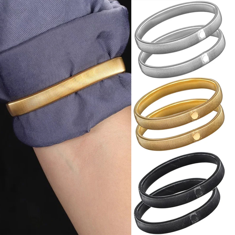 2Pcs Elastic Shirt Sleeve Hold - Men'S Accessories Holder ulasan dan harga