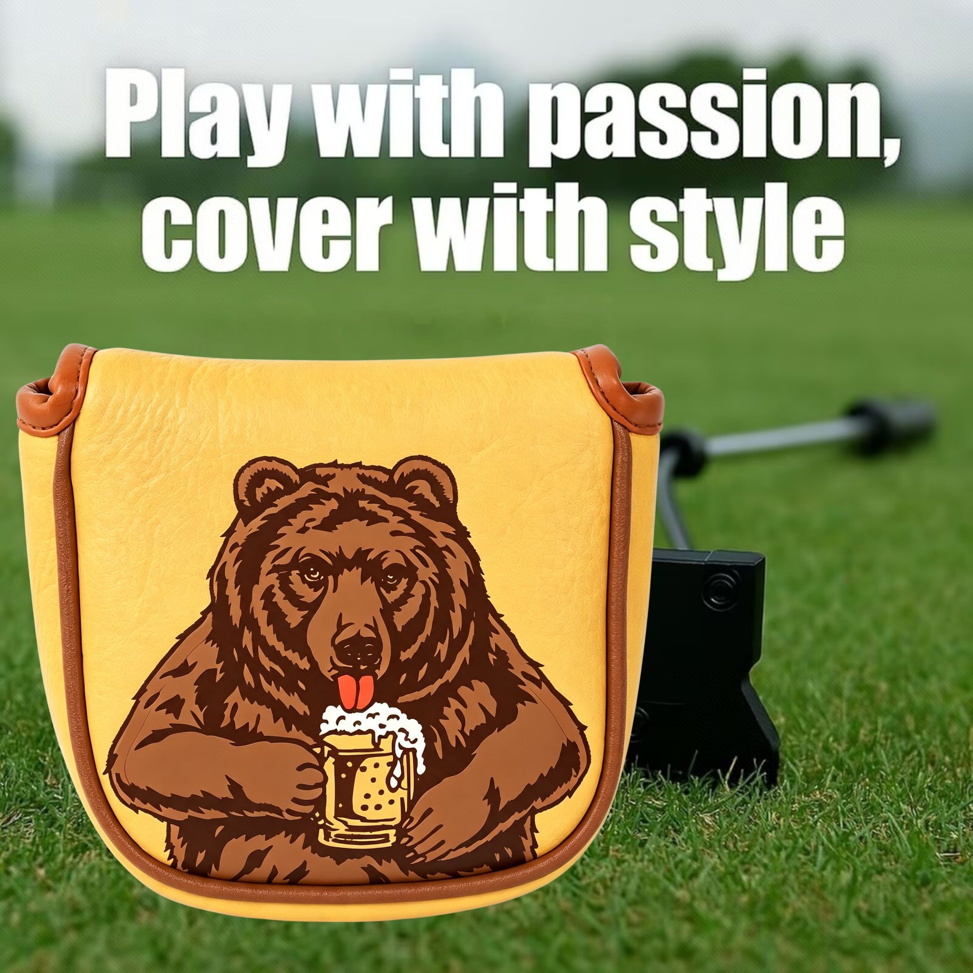 Skull Embroidered Golf Mallet  - Men'S Accessories ulasan dan harga