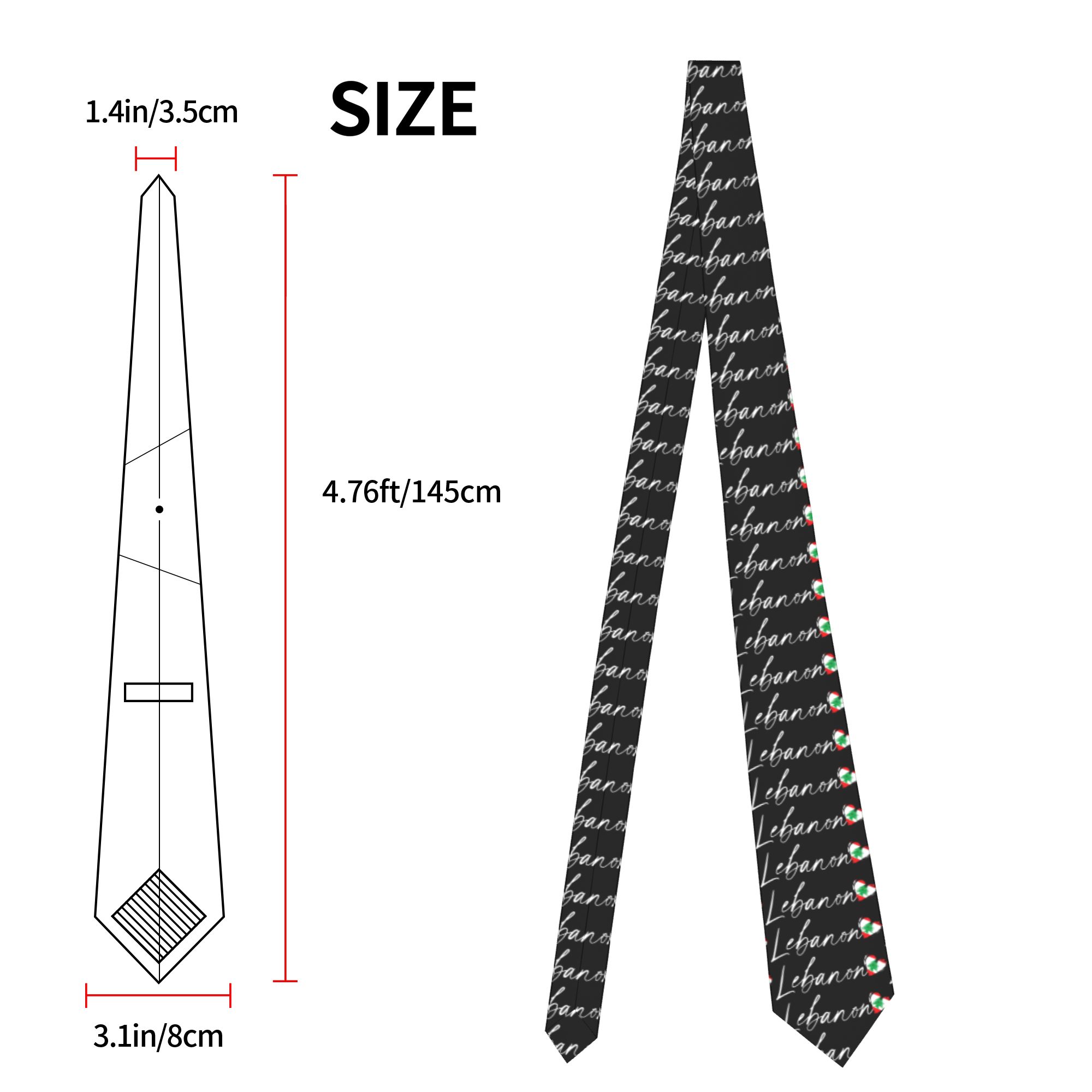 Men's Tie Lebanon Lebanese Fla - Men Accessories Lebanon ulasan dan harga