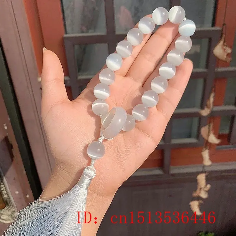 Cat 's-eye Stone 12mm Beads Lo - Bracelet Beaded Men ulasan dan harga