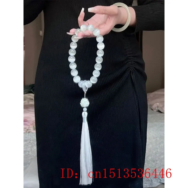 Cat 's-eye Stone 12mm Beads Lo - Bracelet Beaded Men ulasan dan harga