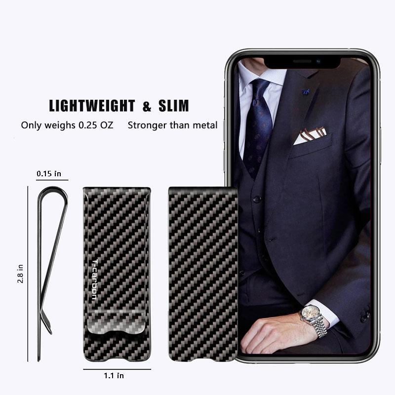Carbon Fiber Money Clip for Ca - Money Clip Slim ulasan dan harga