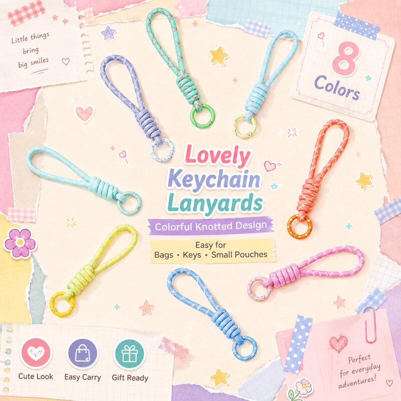 2~5pcs Colorful Braided Keycha - Men'S Accessories Holder ulasan dan harga