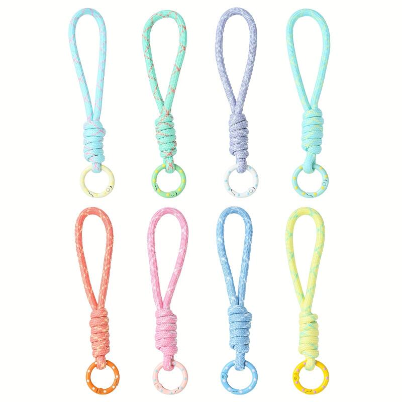 2~5pcs Colorful Braided Keycha - Men'S Accessories Holder ulasan dan harga