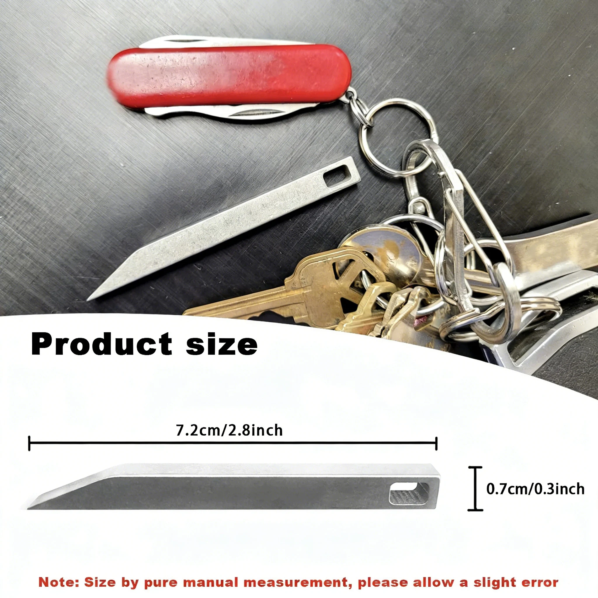 Stainless Steel Heavy-Duty Key - Keychain Multi Tool ulasan dan harga
