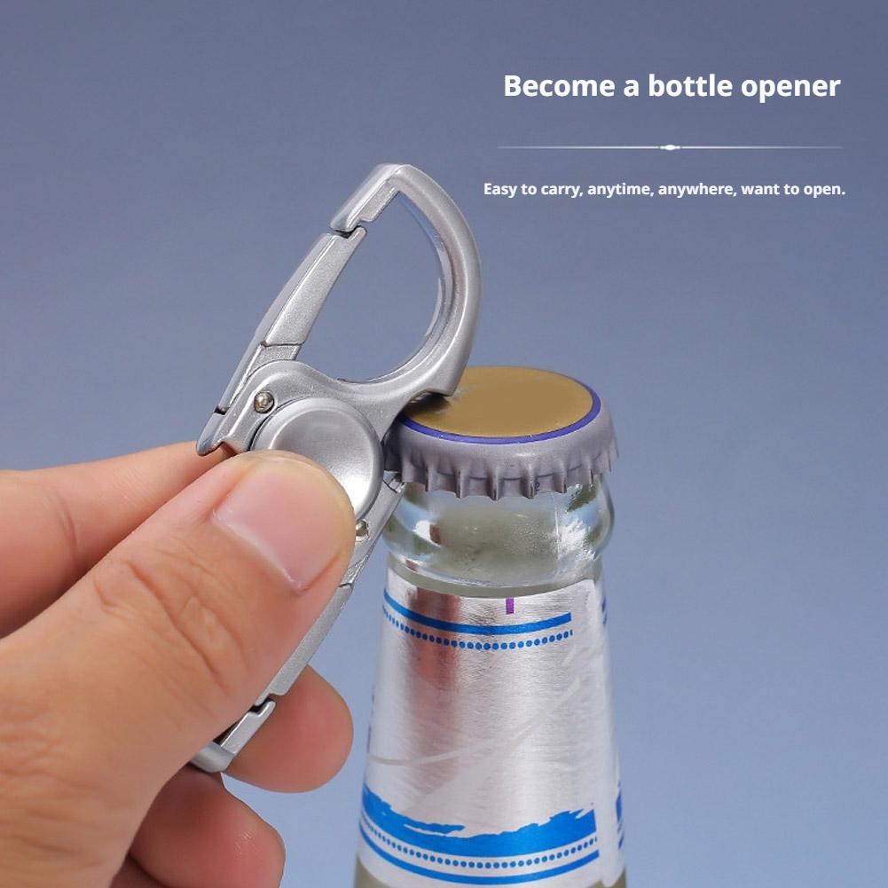 Metal Fidget Spinner Carabiner - Keychain Multi Tool ulasan dan harga