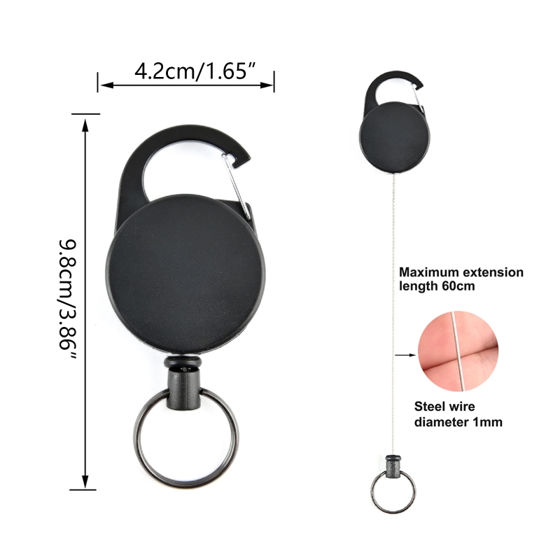 Heavy Duty Retractable Key Cha - Keychain Multi Tool ulasan dan harga
