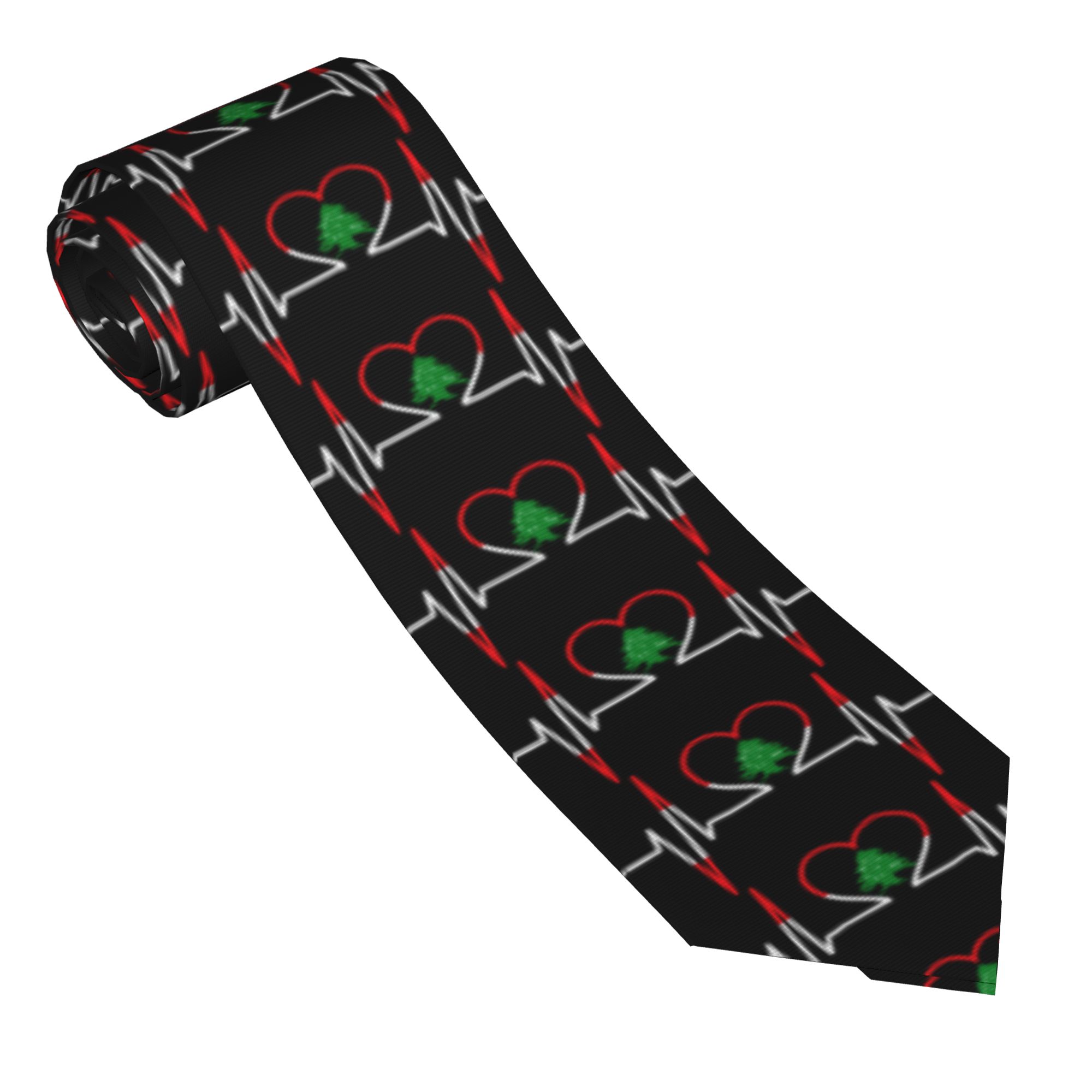 Heartbeat ECG Lebanon Tie Leba - Men Accessories Lebanon ulasan dan harga