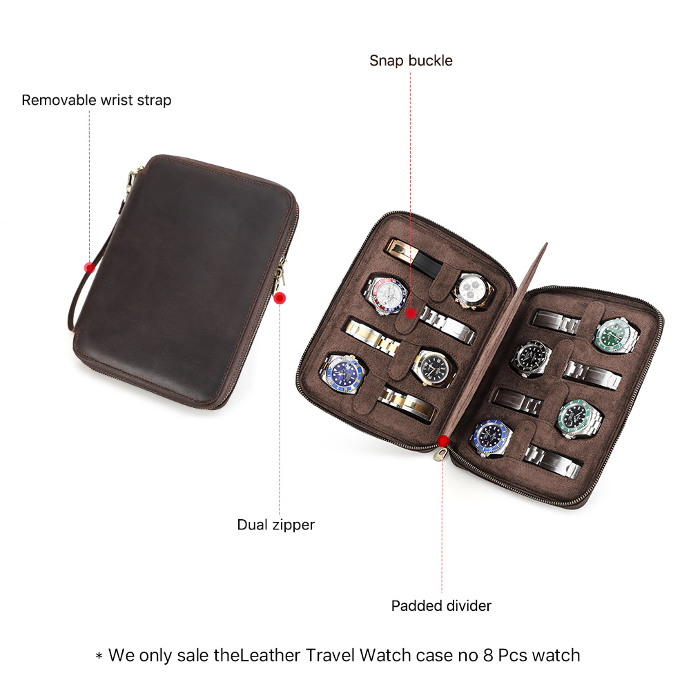 New 2/4/6/8 Slots Genuine Leat - Men Accessories Organiser ulasan dan harga