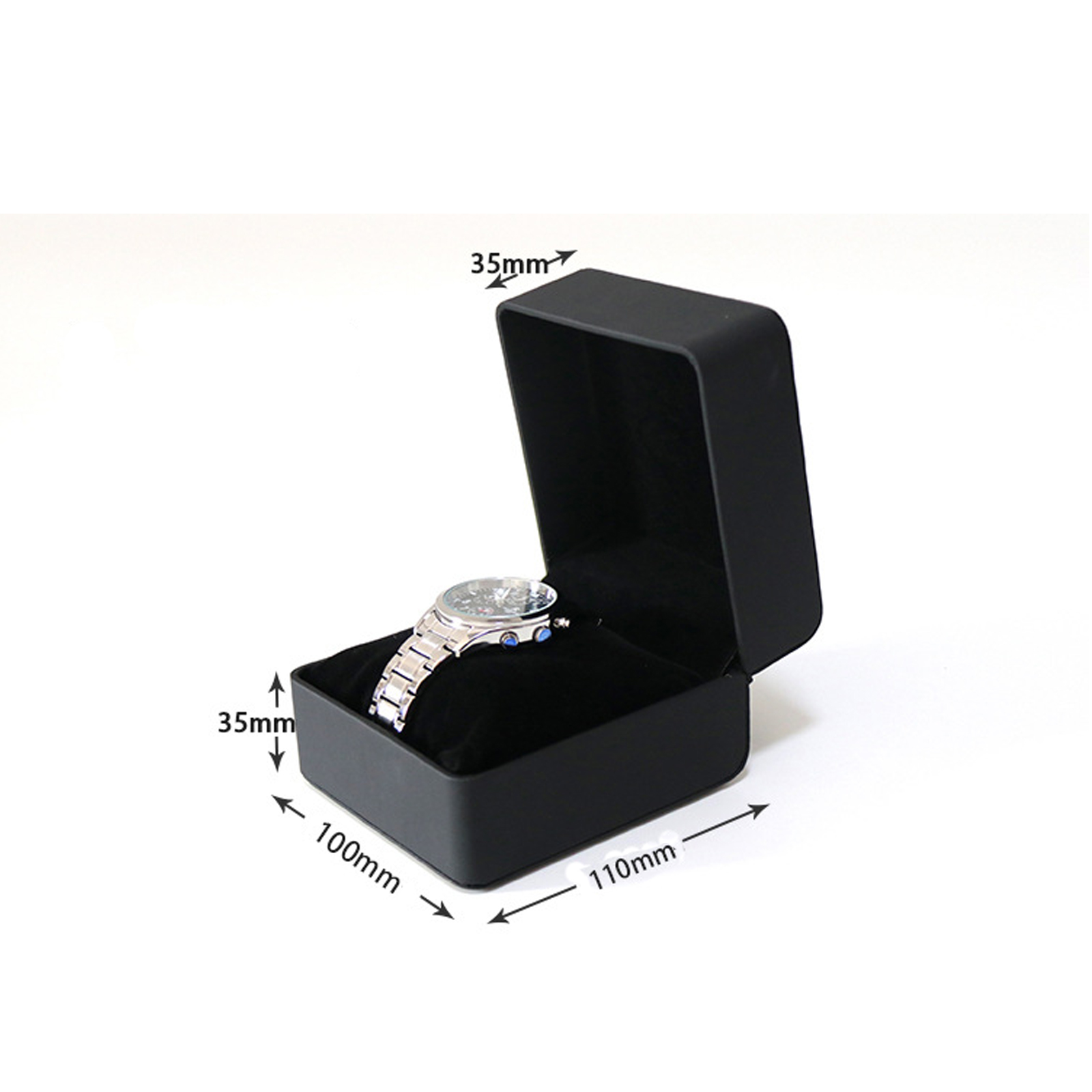 Lnofxas Black Single Watch Gif - Men Accessories Organiser ulasan dan harga
