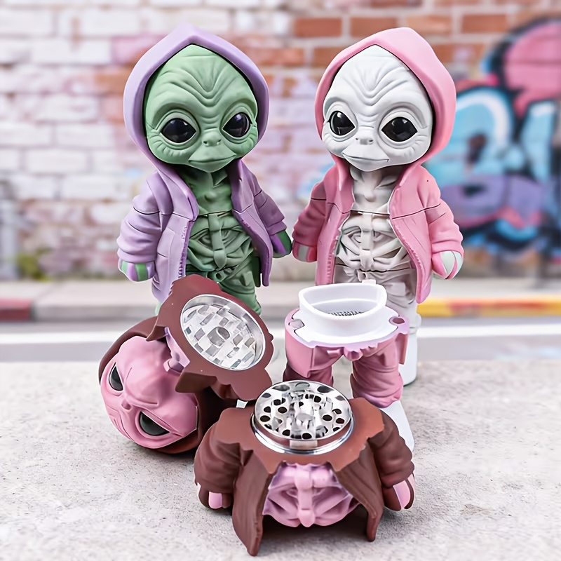 Funny Alien Herb Grinder Spice - Men'S Accessories ulasan dan harga