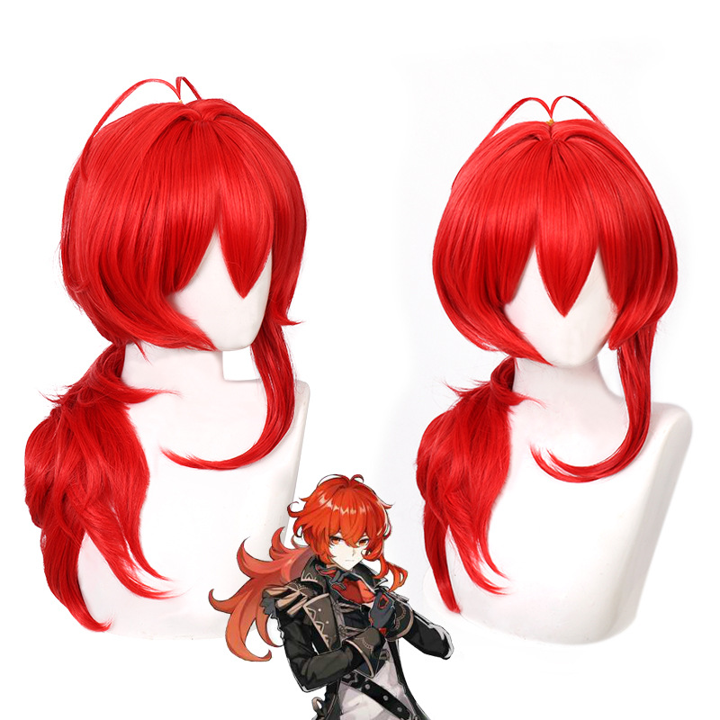 Genshin Impact Diluc Cosplay W - Men Accessories For Travel ulasan dan harga