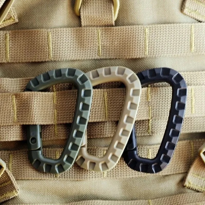 Tactical Carabiner Set Plastic - Keychain Multi Tool ulasan dan harga