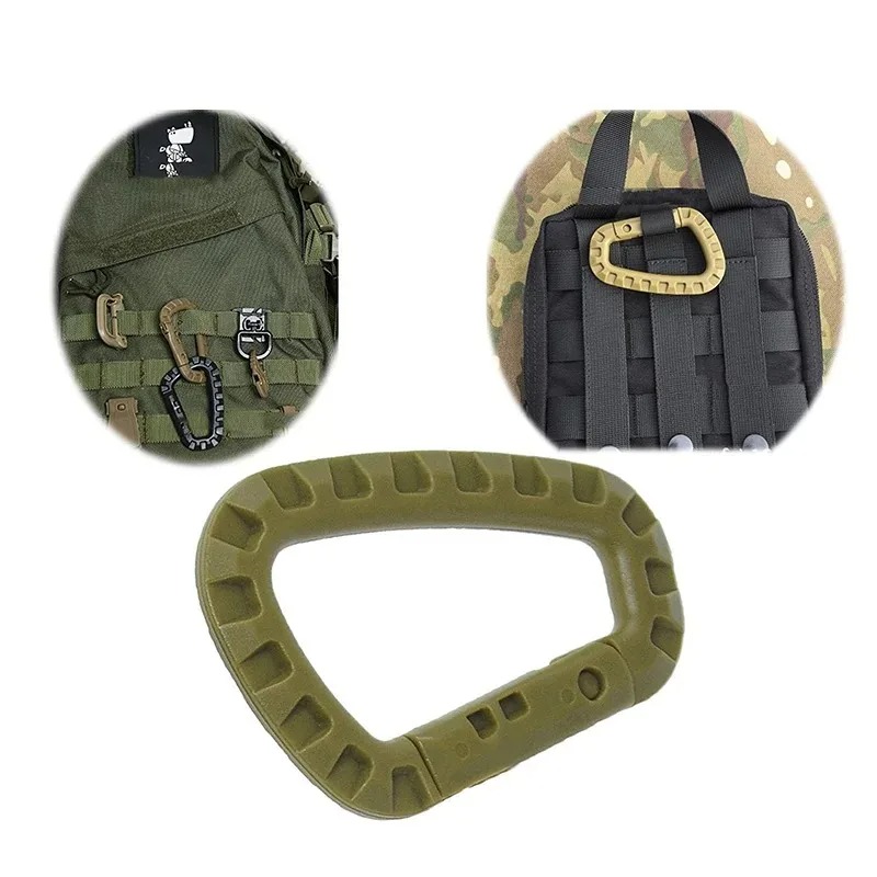 Tactical Carabiner Set Plastic - Keychain Multi Tool ulasan dan harga