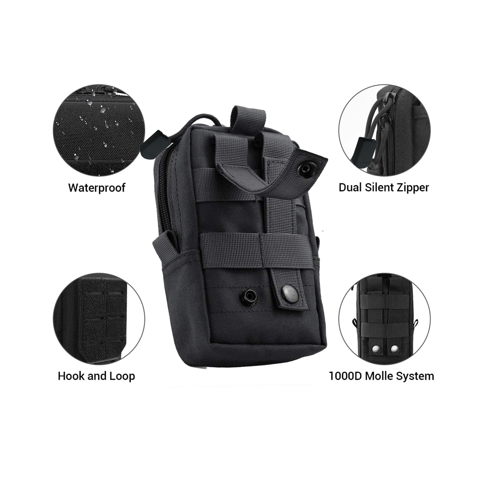 Tactical Molle Pouch Waist Bag - Men Accessories Bag ulasan dan harga