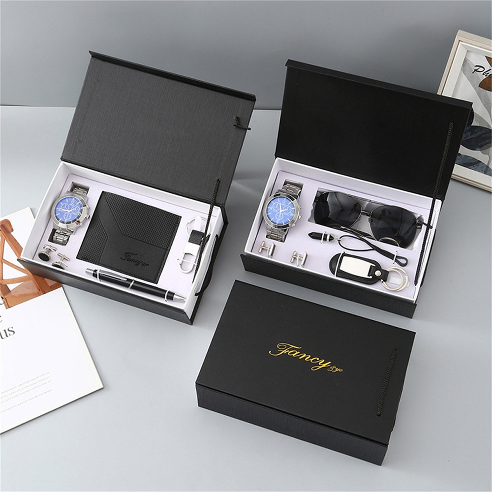 New Watch Men's Gift Set with  - Cufflink Box Set ulasan dan harga