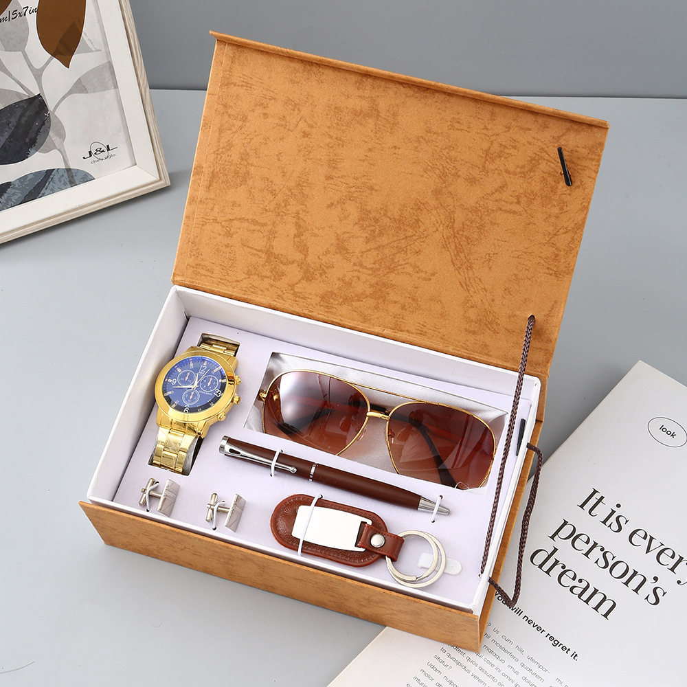 New Watch Men's Gift Set with  - Cufflink Box Set ulasan dan harga