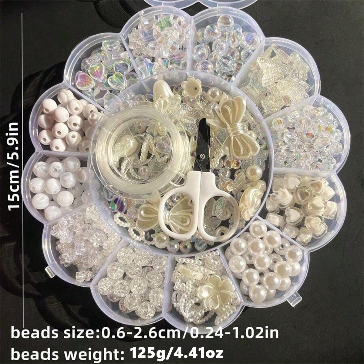 2Set/1Set 13 Grids Acrylic Flo - Bracelet Beaded Men ulasan dan harga