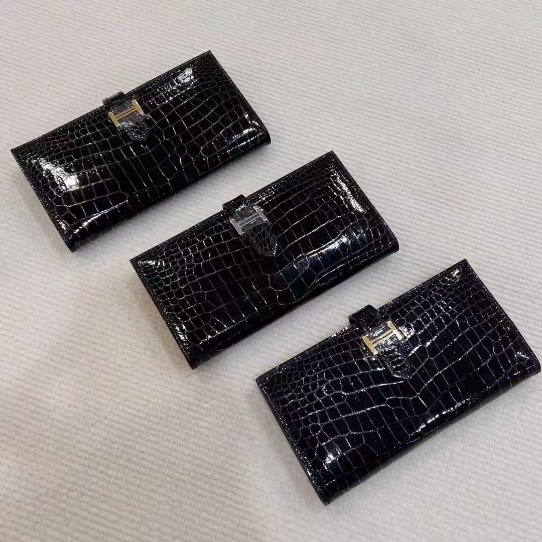 High Glossy Genuine Crocodile  - Men Accessories Photos ulasan dan harga