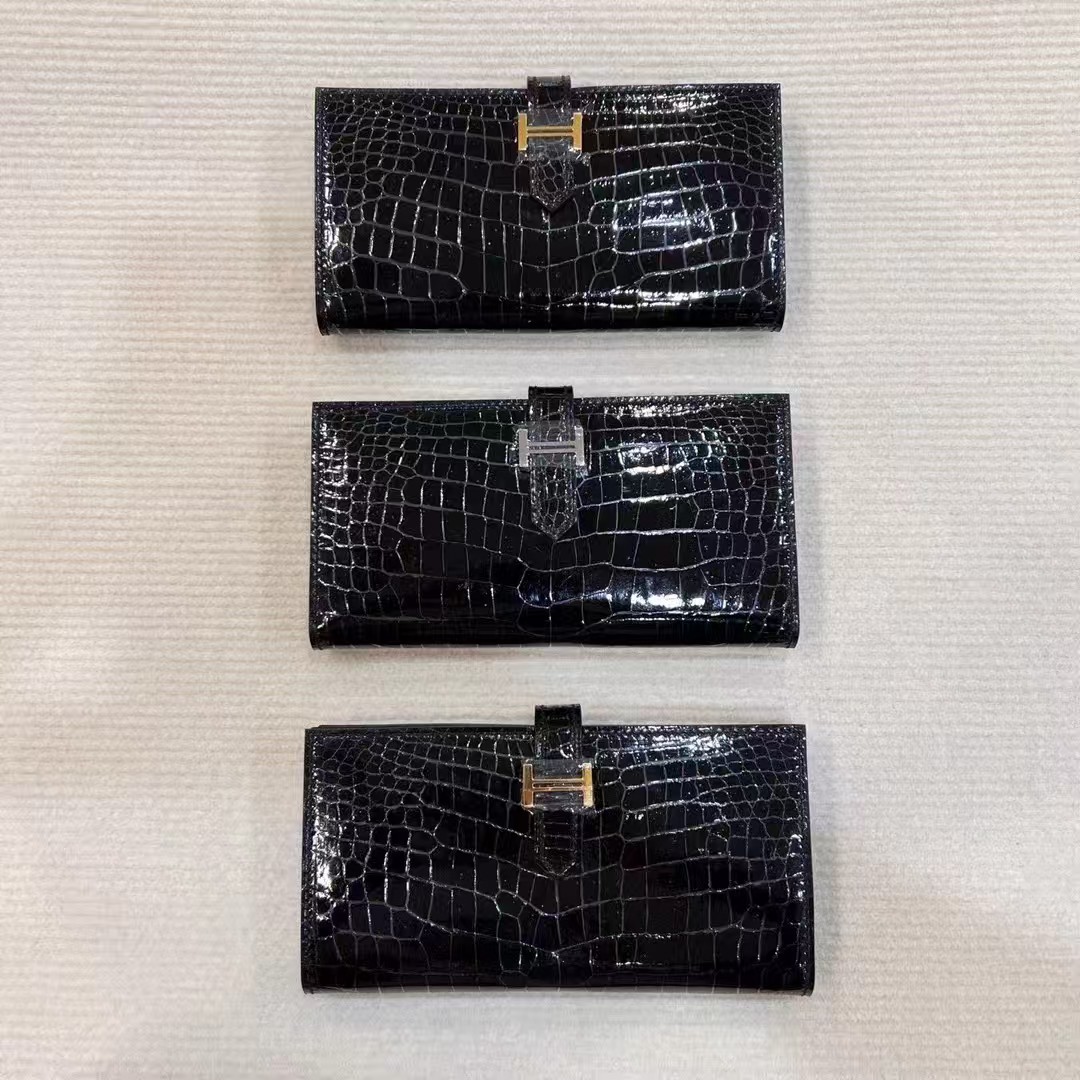 High Glossy Genuine Crocodile  - Men Accessories Photos ulasan dan harga