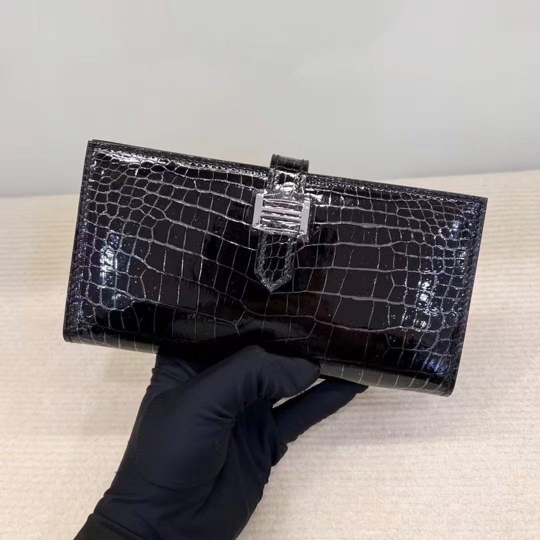 High Glossy Genuine Crocodile  - Men Accessories Photos ulasan dan harga