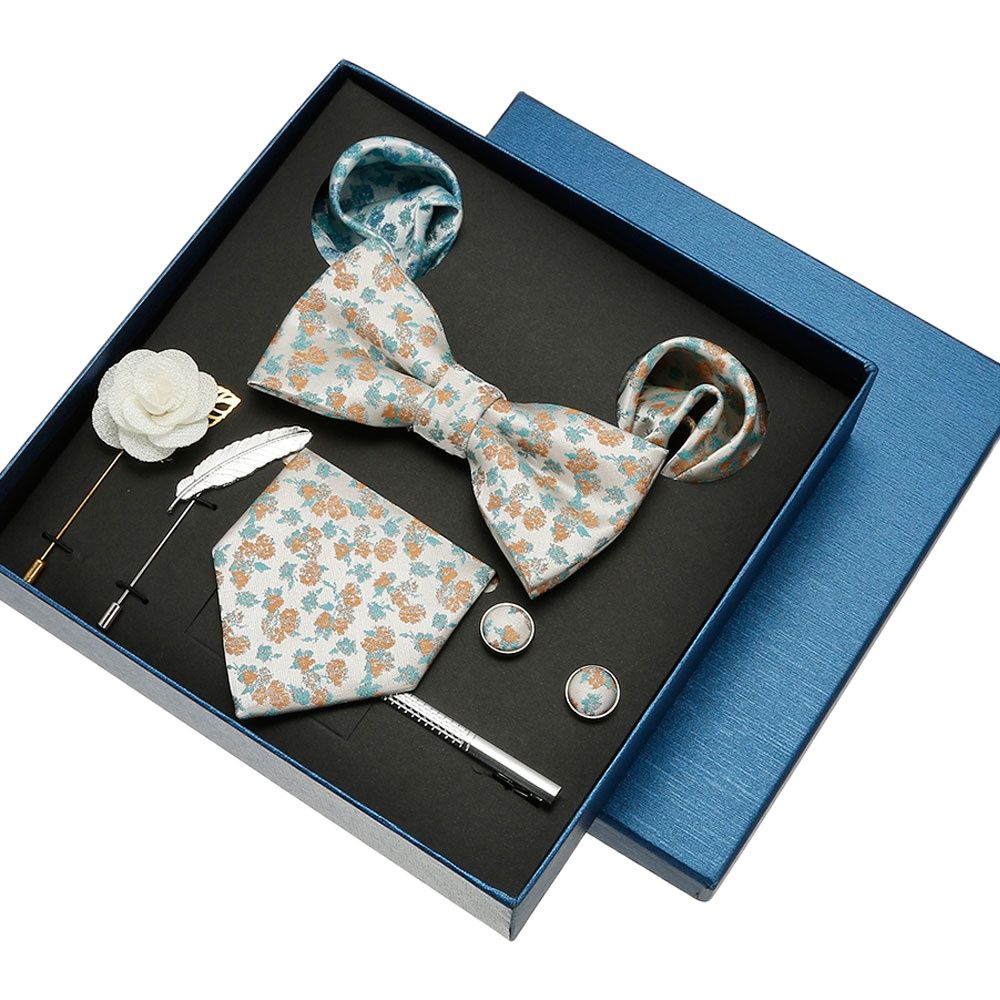Luxury Silk Tie Hankies Set In - Cufflink Box Set ulasan dan harga