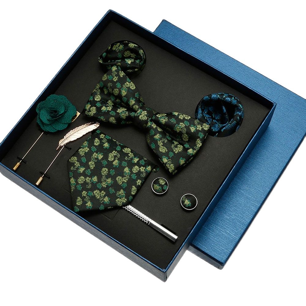 Luxury Silk Tie Hankies Set In - Cufflink Box Set ulasan dan harga