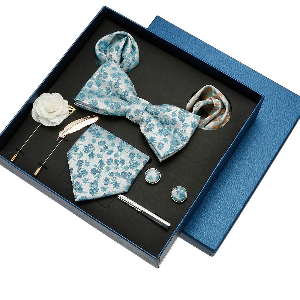 Luxury Silk Tie Hankies Set In - Cufflink Box Set ulasan dan harga