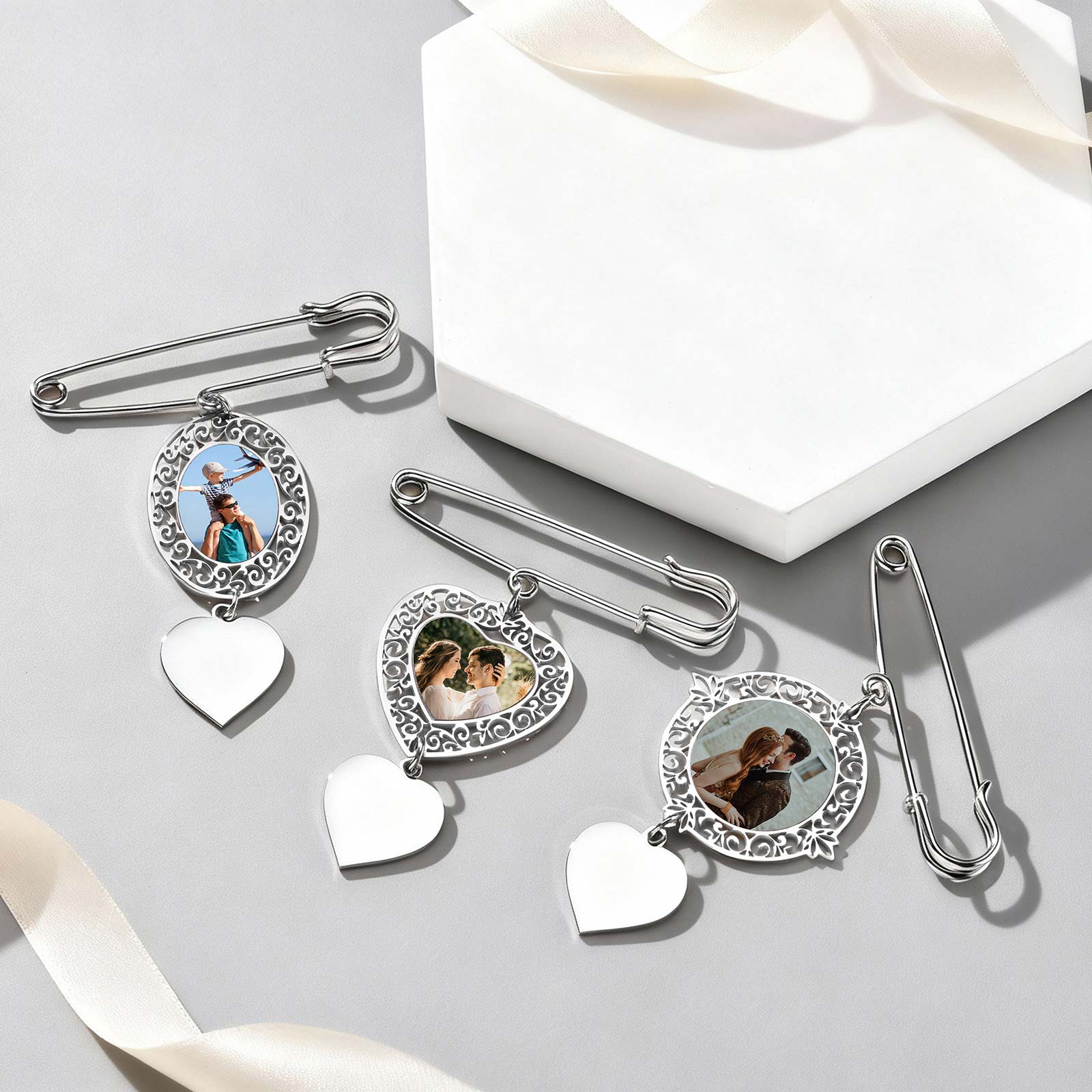 Custom Picture Badge Brooches  - Men Accessories Photos ulasan dan harga