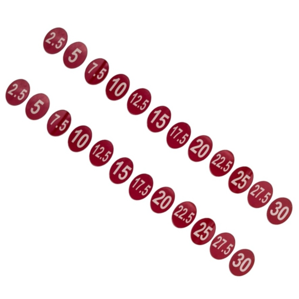 Weight Rack Label Stickers 5kg - Men'S Accessories ulasan dan harga