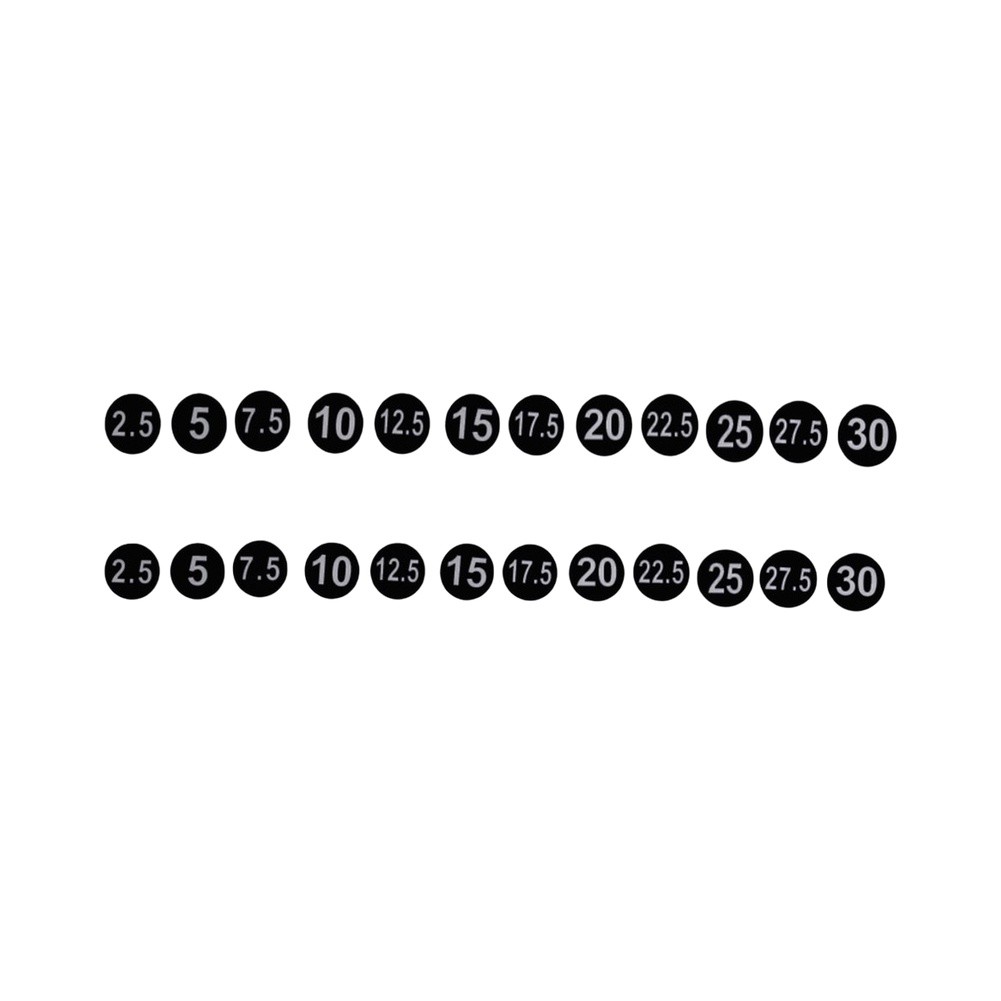 Weight Rack Label Stickers 5kg - Men'S Accessories ulasan dan harga