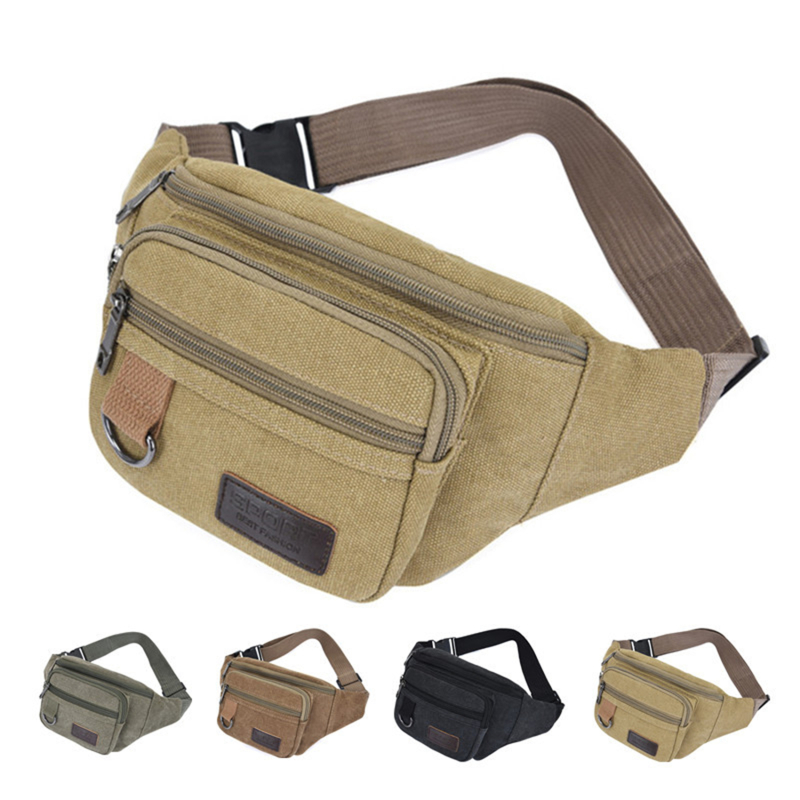 Chest Bag Canvas Waist Bag Wom - Men Accessories Bag ulasan dan harga