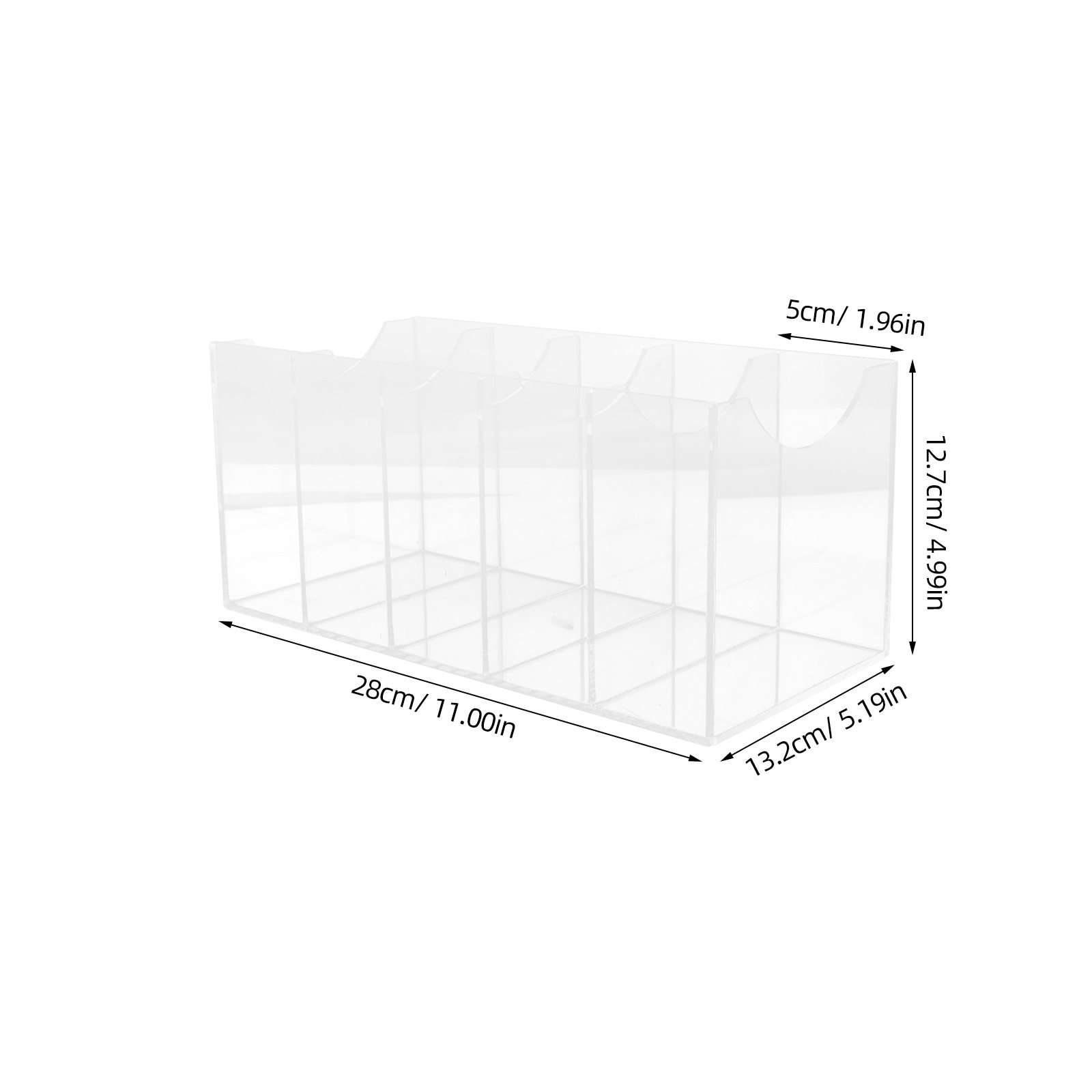 5-Compartment Transparent Belt - Men'S Accessories Holder ulasan dan harga